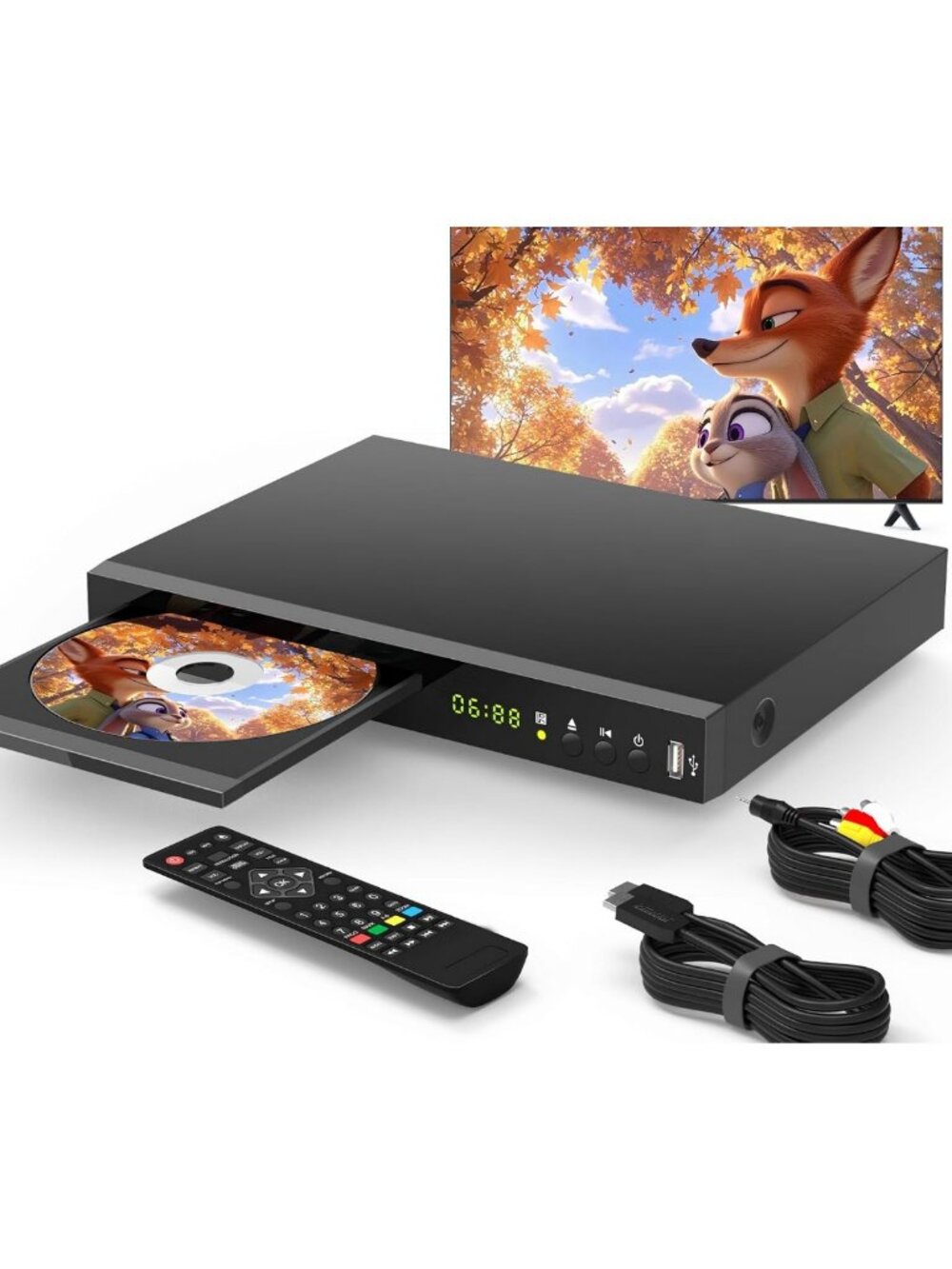 1080P Full HD Blu-ray DVD Player with Dolby Digital TrueHD & DTS Sound